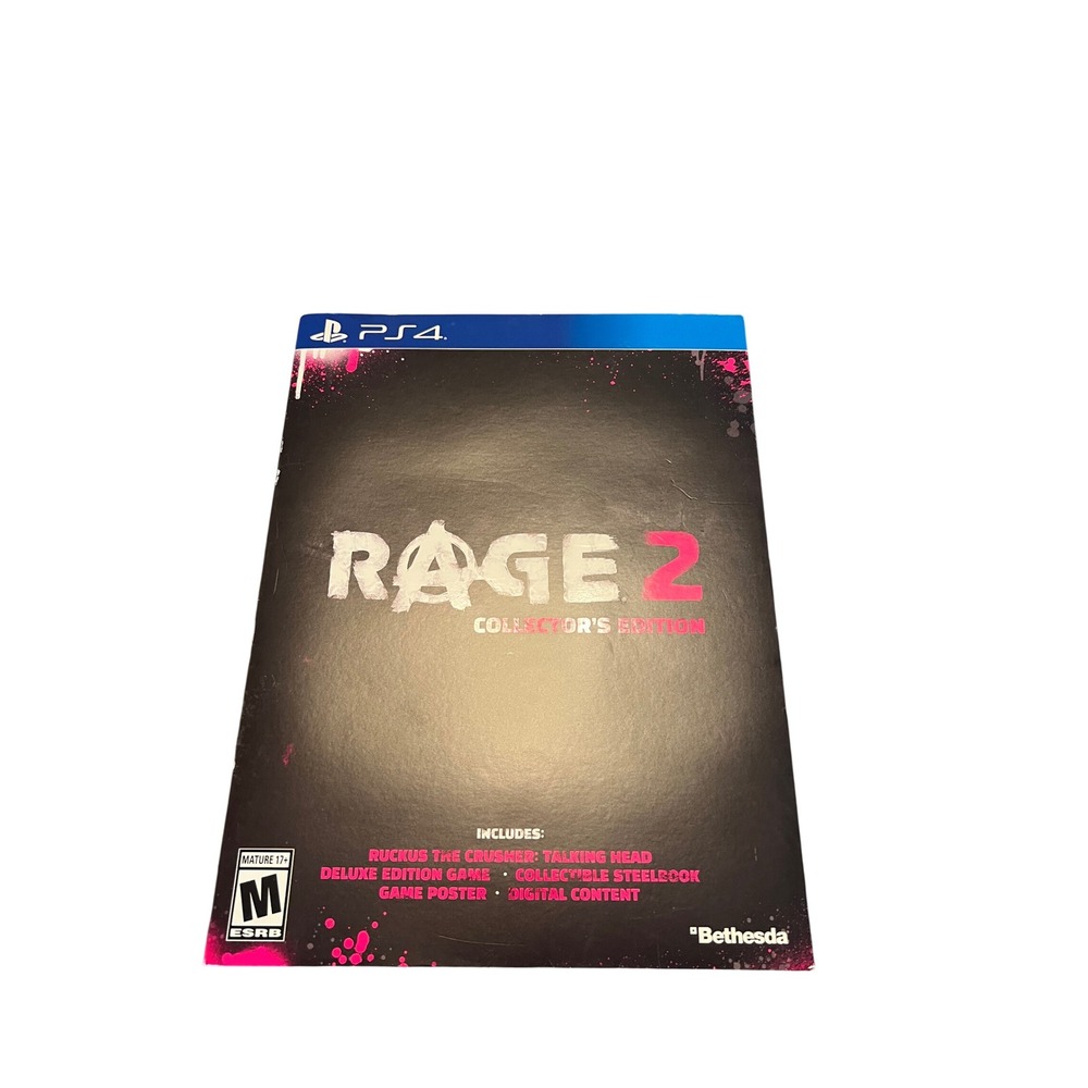 Rage 2 Collectors Edition Ruckus the Crusher Talking Head Statue Bethesda PS4